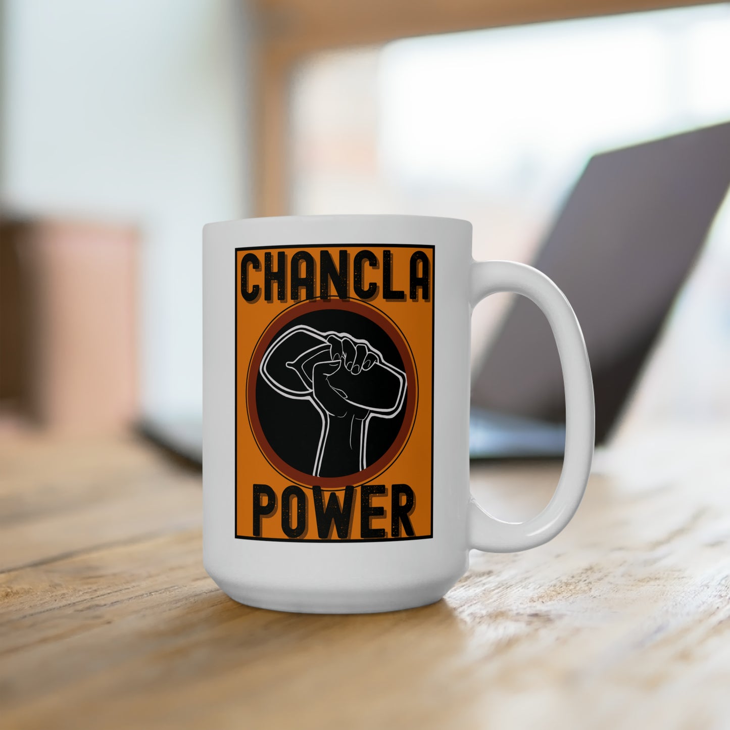 15oz - Chancla Power Mug - (Yellow)